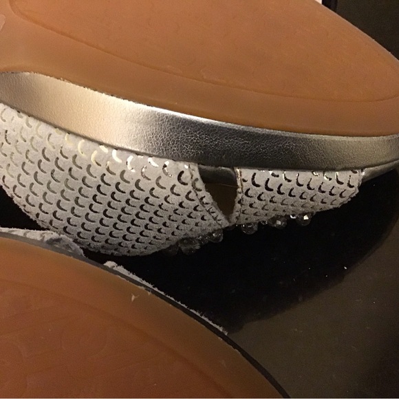 Alex Marie Leather Heels with Silver Beads, Rhinestones and Accents - Picture 10 of 10